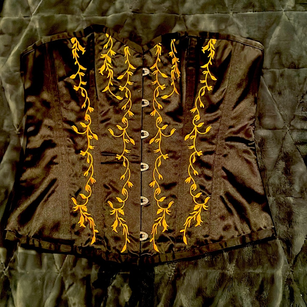 Gold Vine Corset